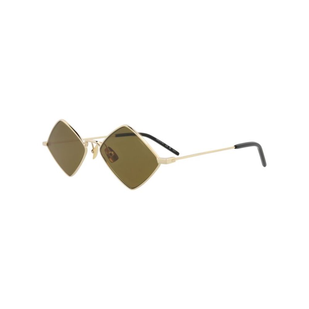 Saint Laurent Square-Frame Metal Sunglasses Gold Unisex-Adult - Picture 2 of 6